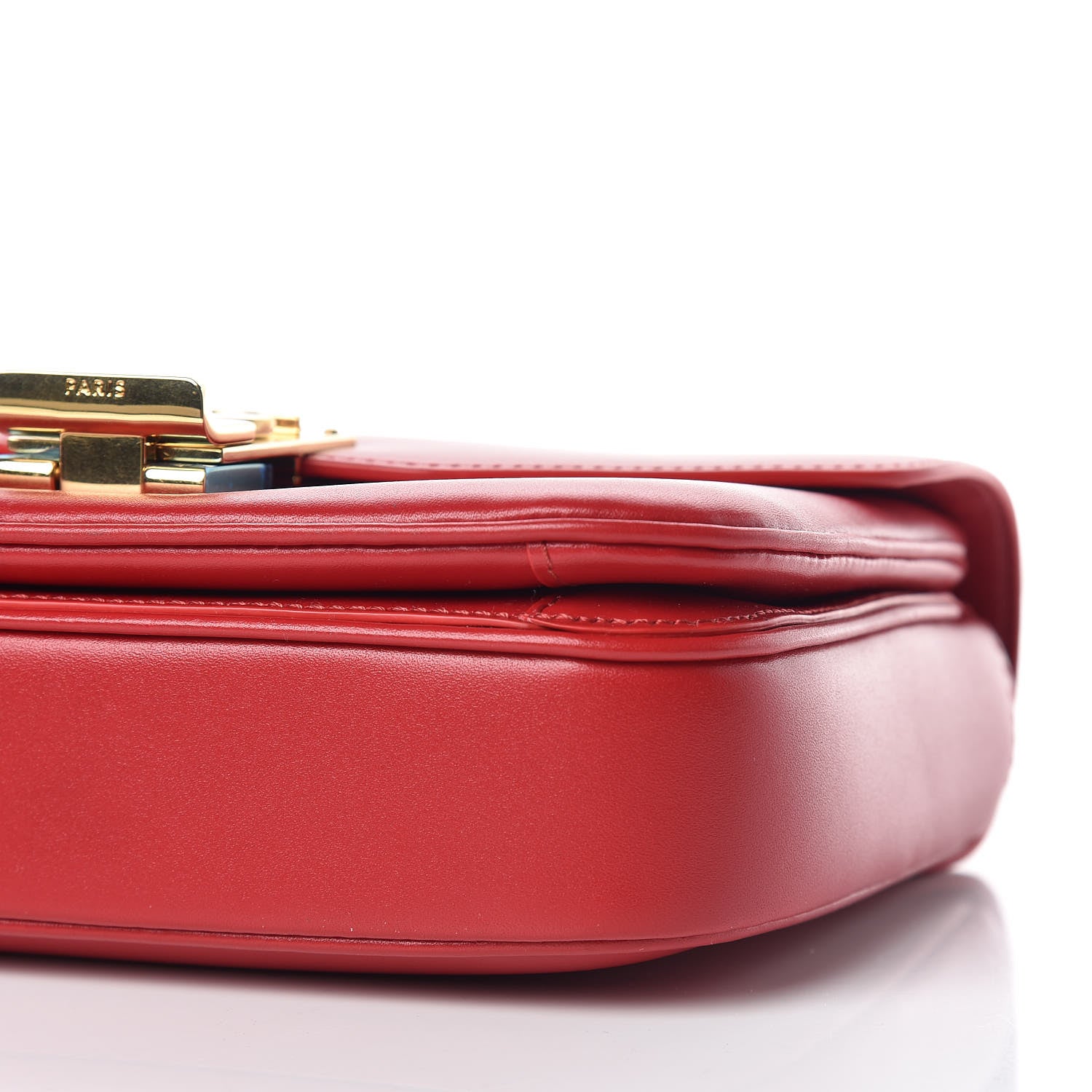Celine Shiny Calfskin Small C Bag Red 6 of 11