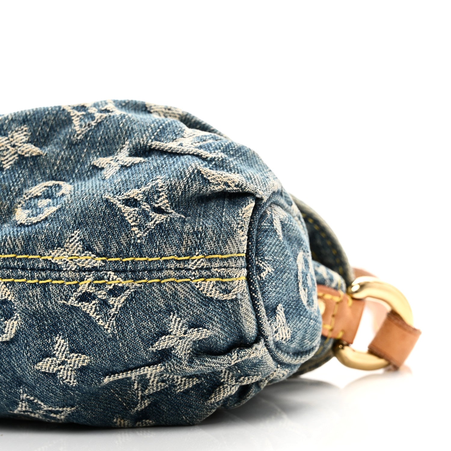 Louis Vuitton Monogram Denim Mini Pleaty Blue 9 of 10