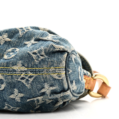 Louis Vuitton Monogram Denim Mini Pleaty Blue 9 of 10