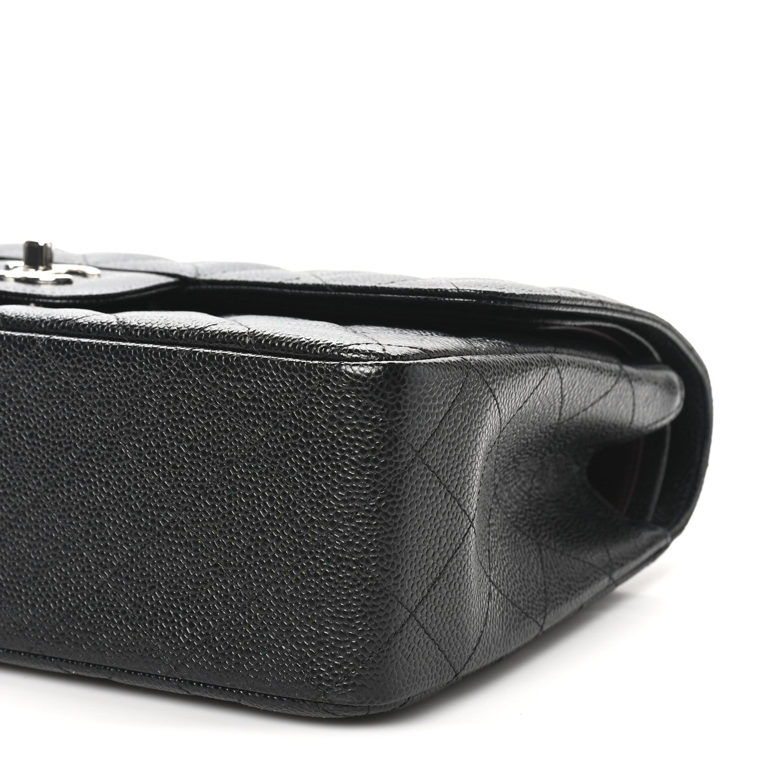 Chanel Caviar Quilted Jumbo Double Flap Black 10 of 11