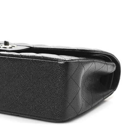 Chanel Caviar Quilted Jumbo Double Flap Black 10 of 11