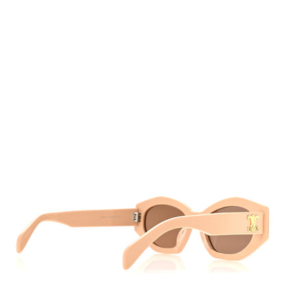 Celine Acetate Triomphe 01 Sunglasses CL 40238U Beige 4 of 8