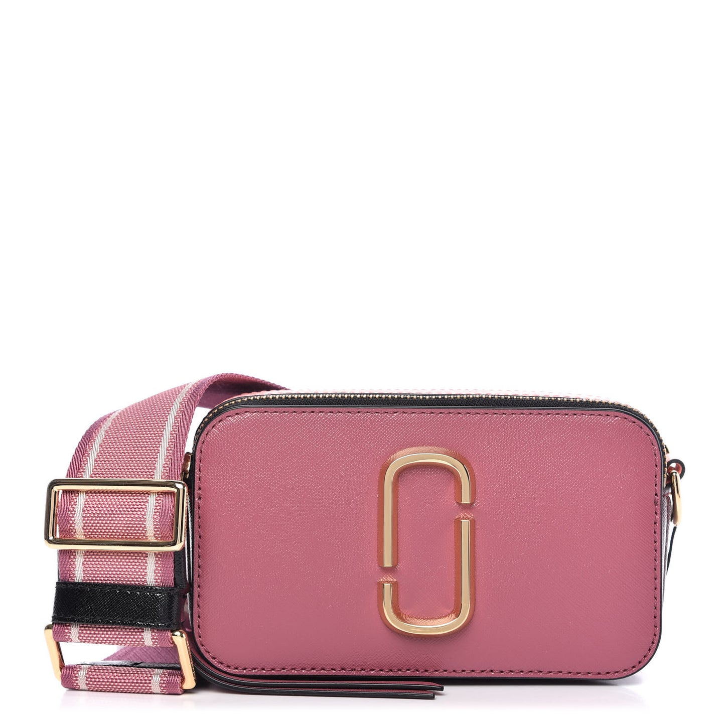 Saffiano Small Snapshot Camera Bag Pink