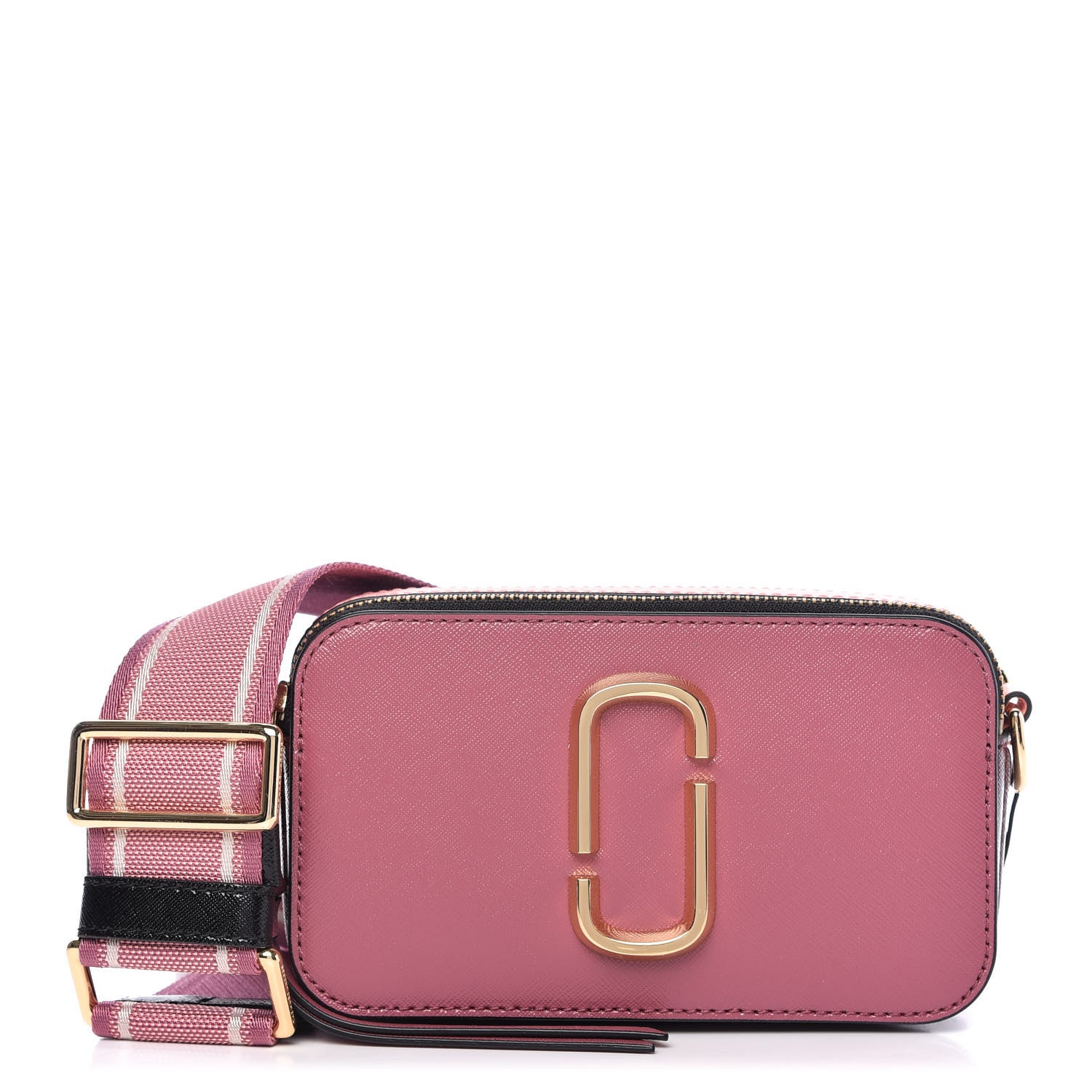 Marc Jacobs Saffiano Small Snapshot Camera Bag Pink 1 of 9