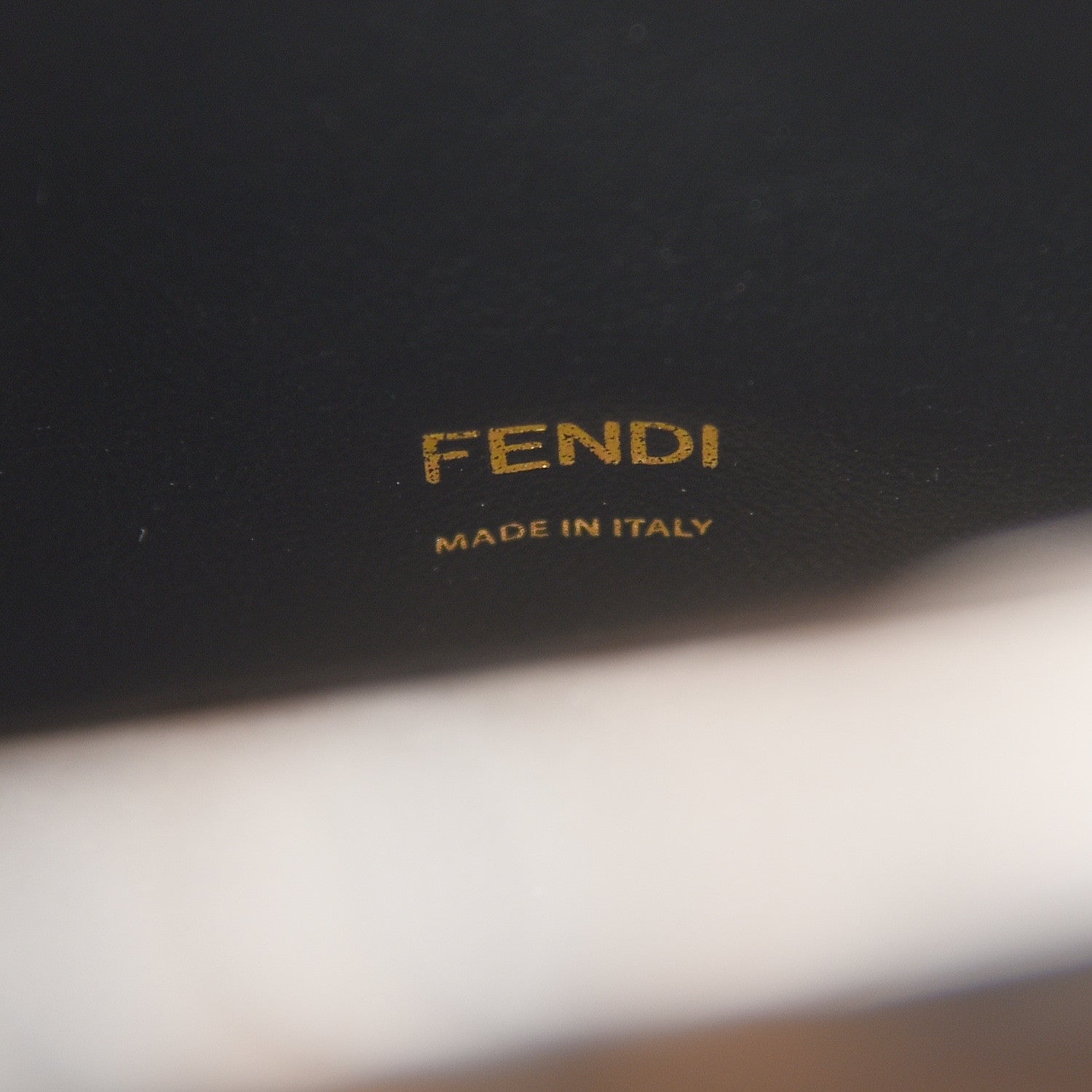 Fendi Vitello Grace Bi-Color FF 1974 Embossed Flip Tote Black Maya 9 of 14
