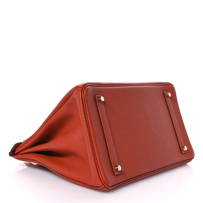 Hermes Togo Birkin 35 Brique 4 of 11
