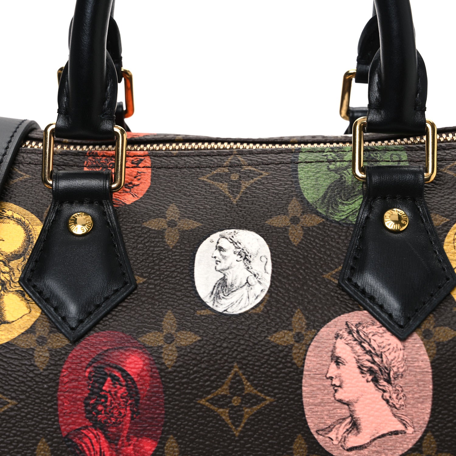 Louis Vuitton x FORNASETTI Monogram Cameo Speedy Bandouliere 25 7 of 9