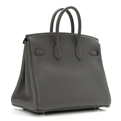 Hermes Togo Birkin 25 Etain 3 of 11