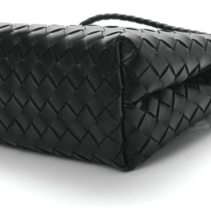 Bottega Veneta Nappa Intrecciato Small Andiamo Shoulder Bag Black 8 of 8