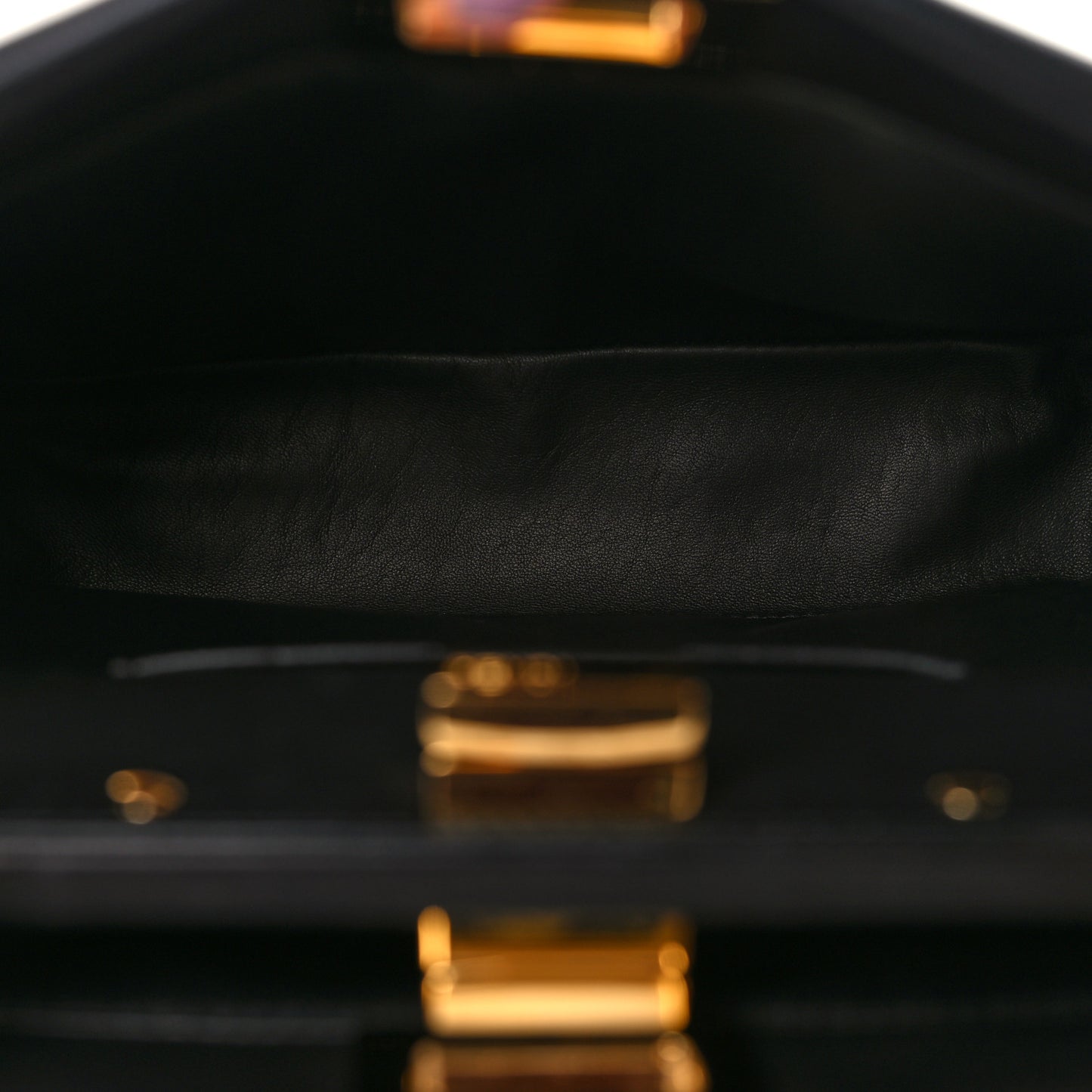 Nappa Mini Peekaboo Iconic Satchel Black