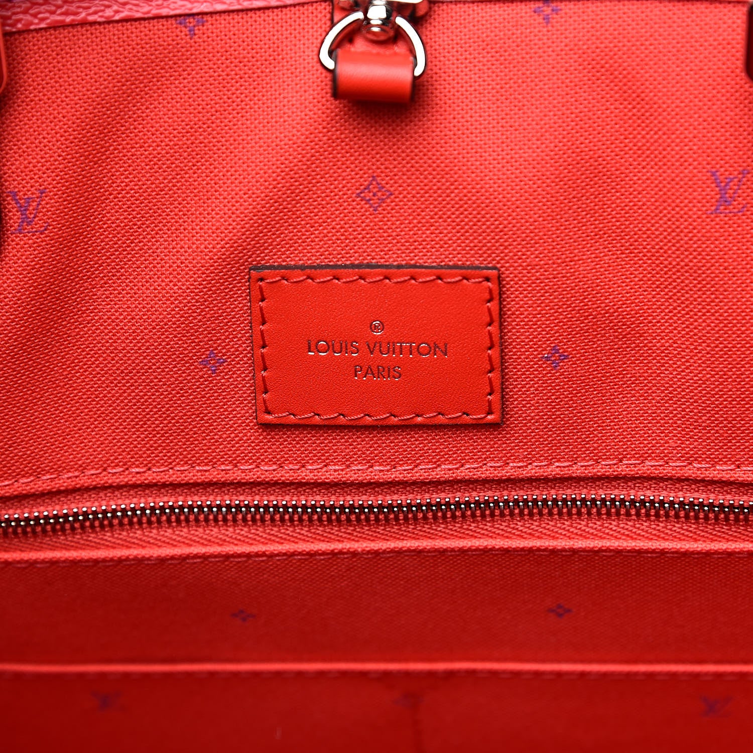 Louis Vuitton Monogram Escale Onthego GM Rouge 6 of 11