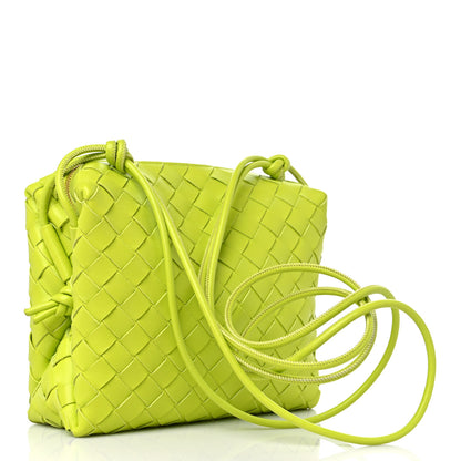 Bottega Veneta Nappa Intrecciato Mini Loop Camera Bag Acid Kiwi 3 of 8