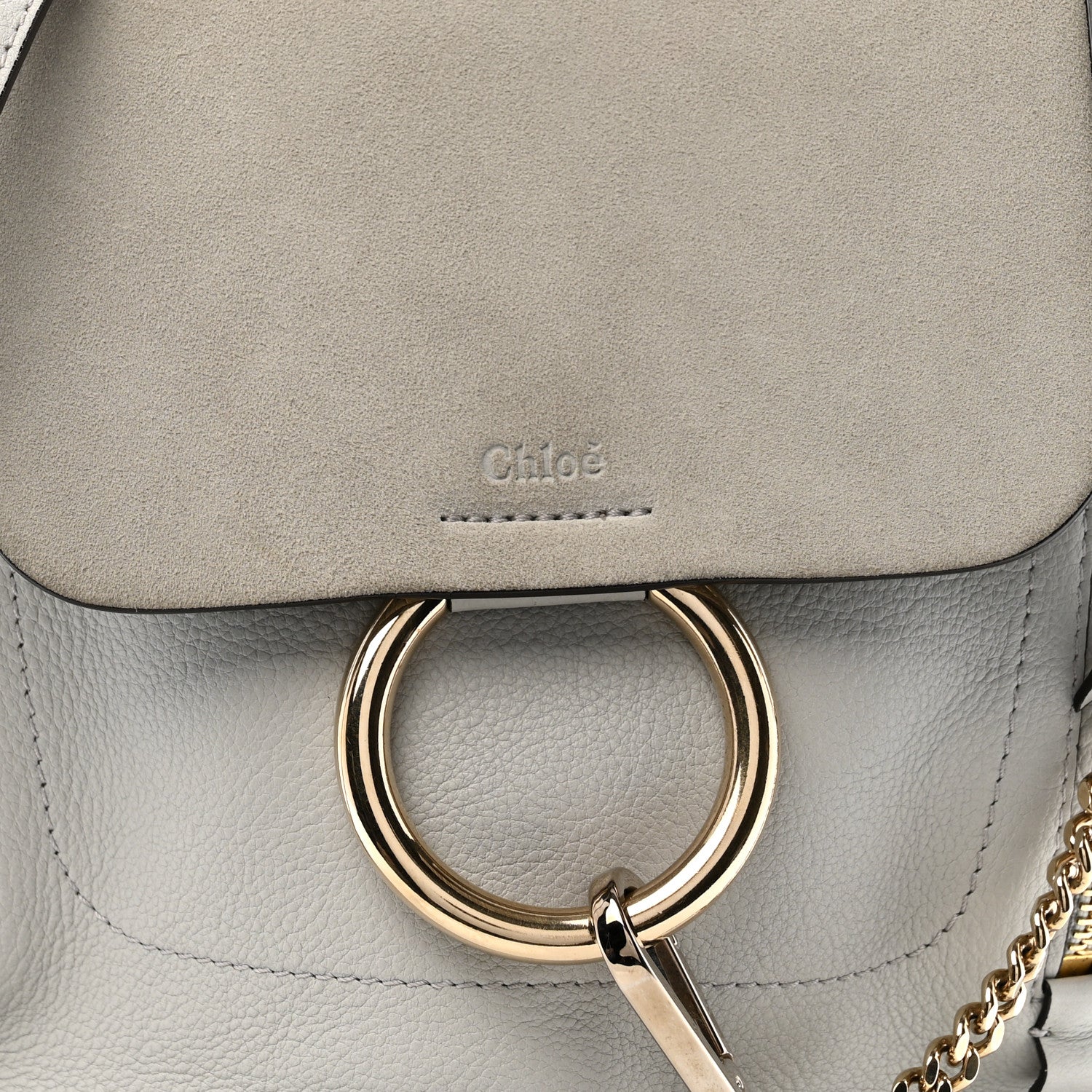 chloe mini faye backpack airy grey Chloe Suede Calfskin Medium Faye Backpack Airy Grey 1864727 – FASHIONPHILE
