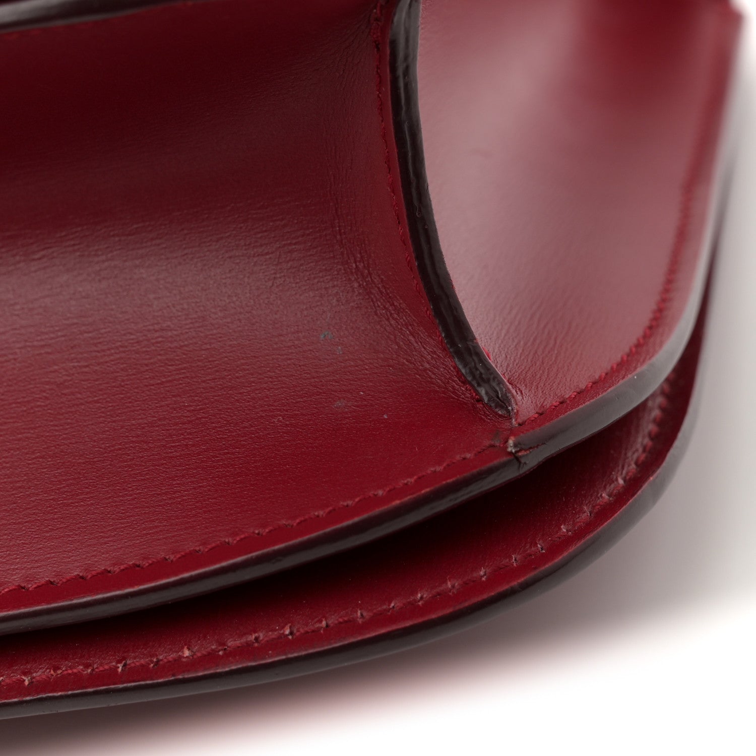 Celine Box Calfskin Medium Classic Box Flap Bag Burgundy 13 of 13