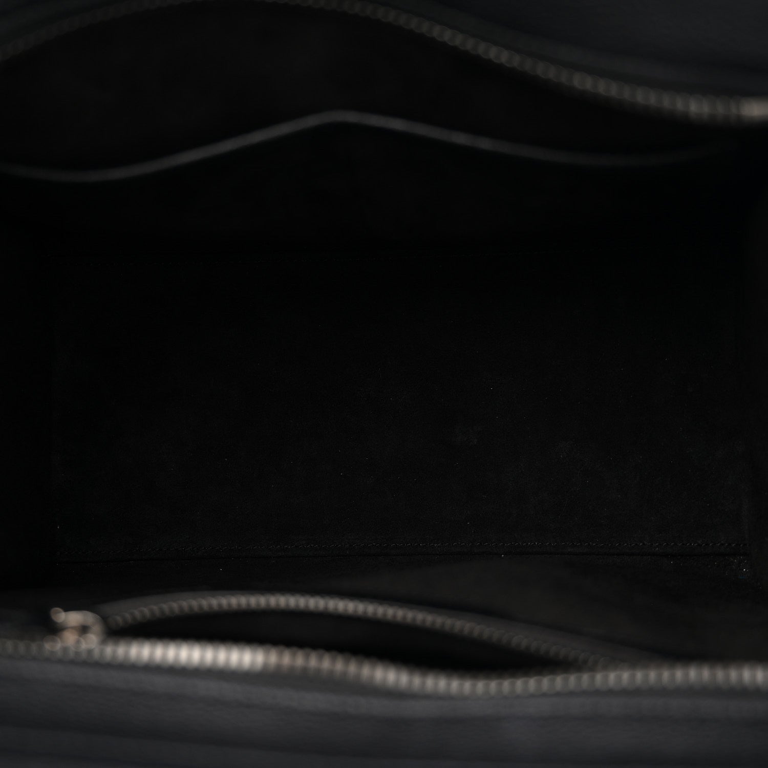 Celine Drummed Calfskin Micro Luggage Black 5 of 11