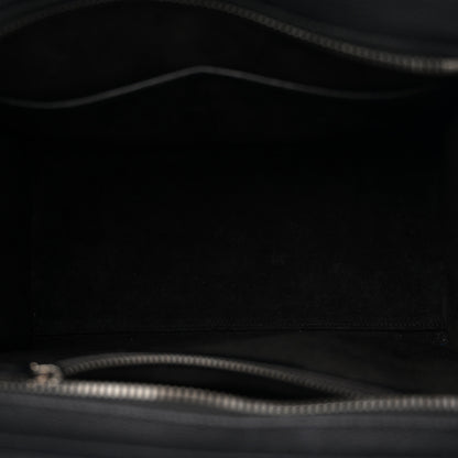 Celine Drummed Calfskin Micro Luggage Black 5 of 11
