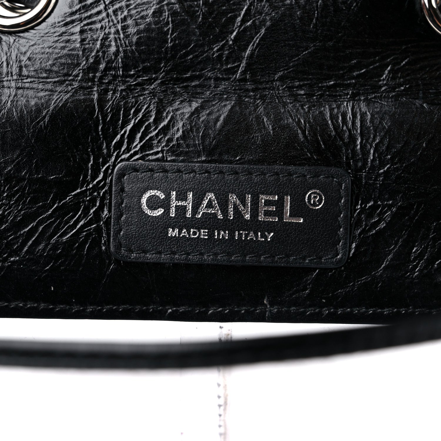 Chanel Crumpled Calfskin PVC Quilted Large Aquarium Backpack Black 7 of 16