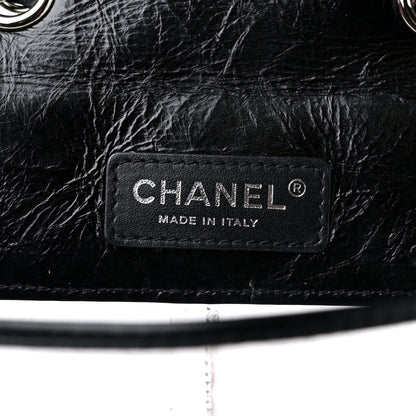 Chanel Crumpled Calfskin PVC Quilted Large Aquarium Backpack Black 7 of 16