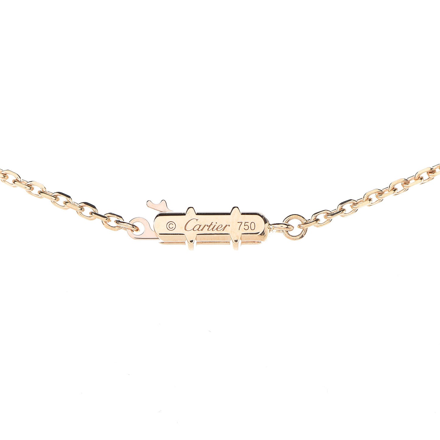18K Yellow Gold Diamond Hearts And Symbols Pendant Necklace