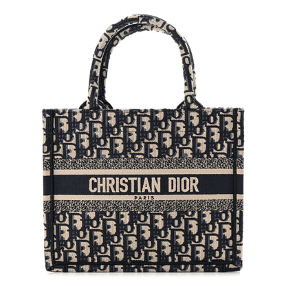 Christian Dior Oblique Small Book Tote Blue Multicolor 1 of 13