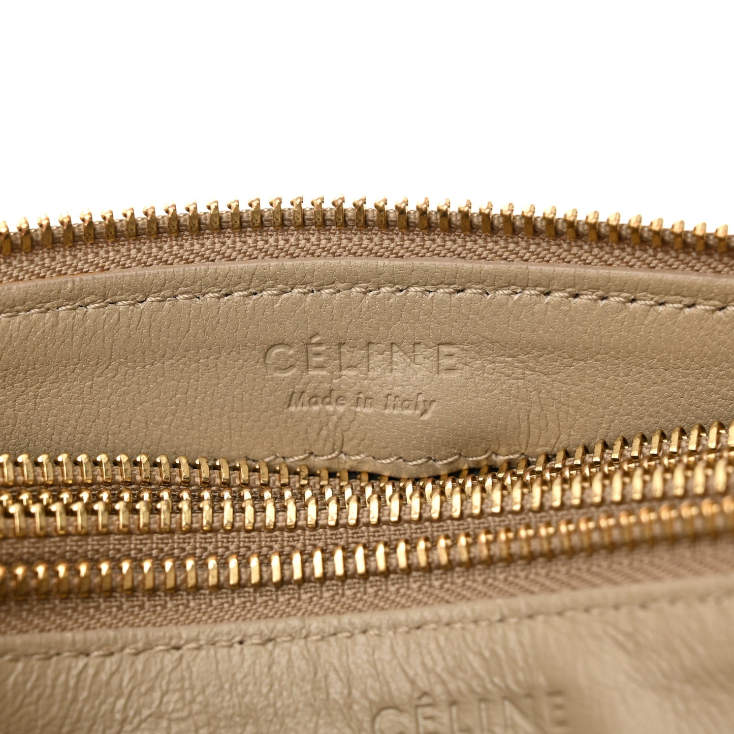 Lambskin Large Trio Crossbody Bag Light Caramel
