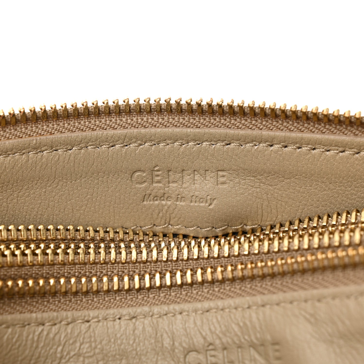 Celine Lambskin Large Trio Crossbody Bag Light Caramel 7 of 12
