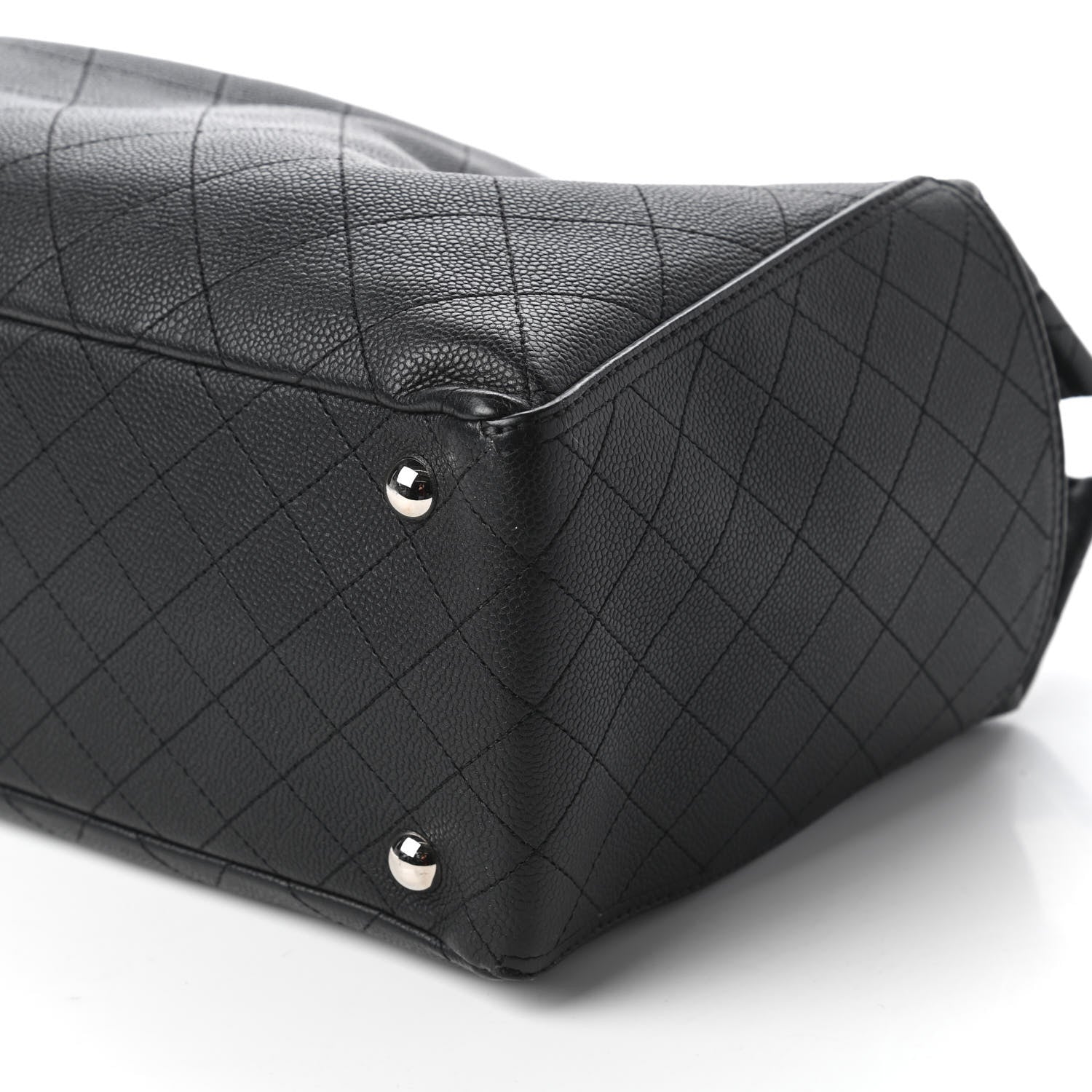 Chanel Grained Calfskin CC Pocket Tote Black 7 of 10