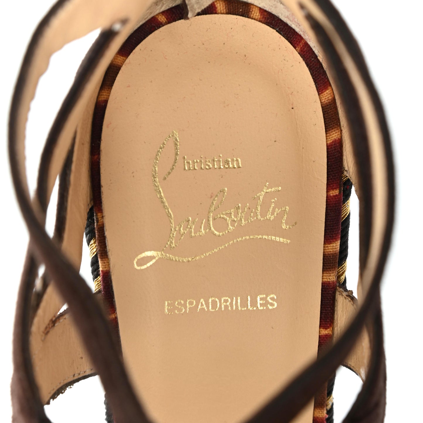 Suede Tosca 140 Platform Wedge Sandals 36 Chocolate