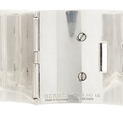 Hermes Sterling Silver Collier De Chien Bracelet LG 4 of 5