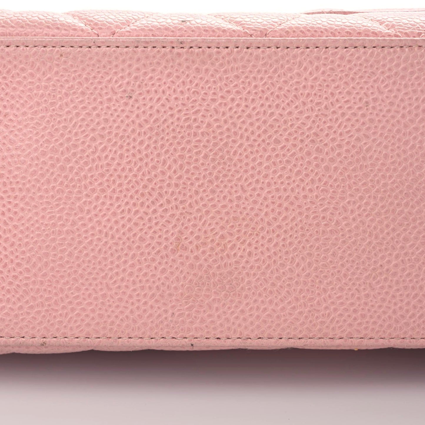 Caviar Quilted Small Bowler Pink