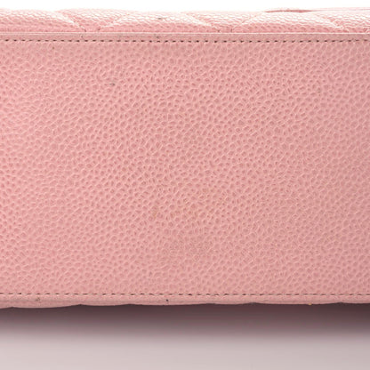 Chanel Caviar Quilted Small Bowler Pink 9 of 19
