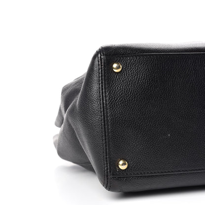 Chanel Calfskin Cerf Shopper Tote Black 5 of 19
