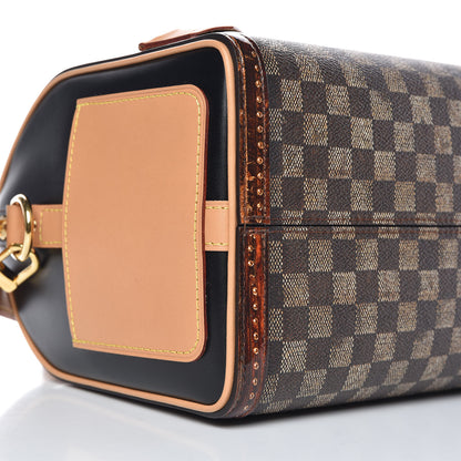 Louis Vuitton Transformed Damier Ebene Time Trunk Speedy Bandouliere 25 Black 9 of 10