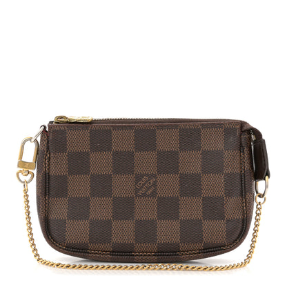 Louis Vuitton Damier Ebene Mini Pochette Accessories 1 of 10