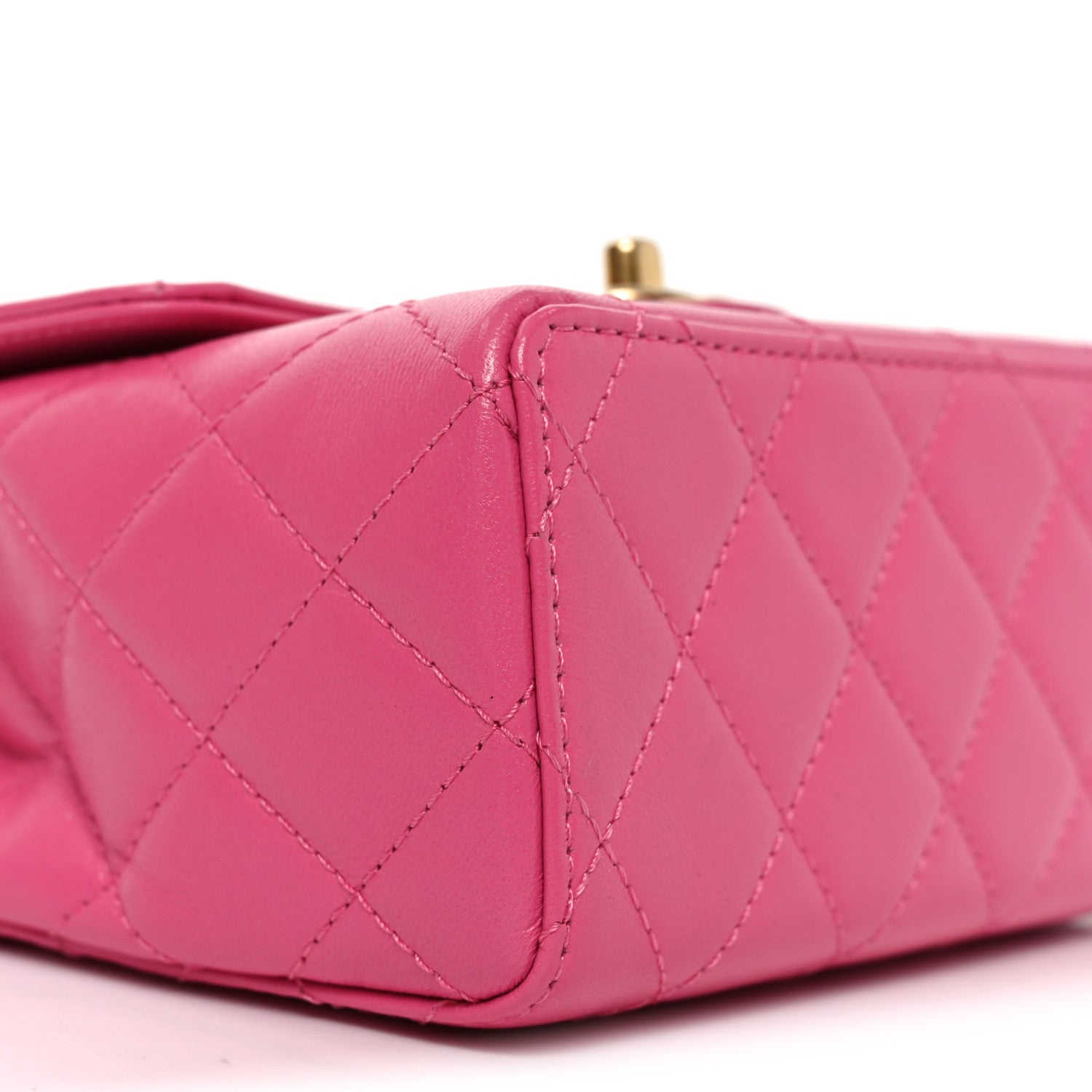 Chanel Goatskin Quilted Mini Square Flap Pink 1860035 – FASHIONPHILE