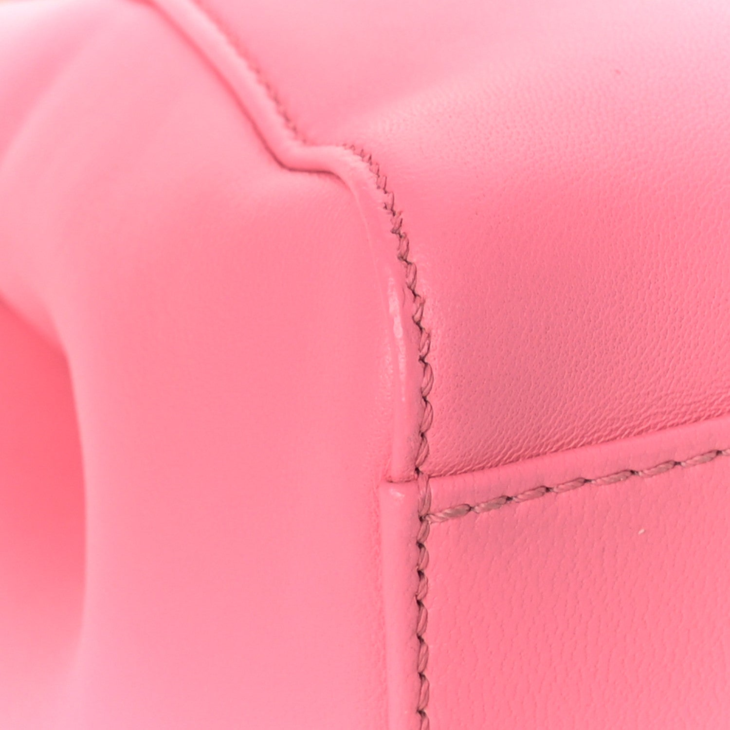 Fendi Nappa Colorblock Mini Peekaboo Iconic Satchel Rosa Fluo Oxigen Slate 9 of 10