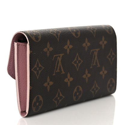 Louis Vuitton Monogram Bloom Flower Emilie Wallet 3 of 8