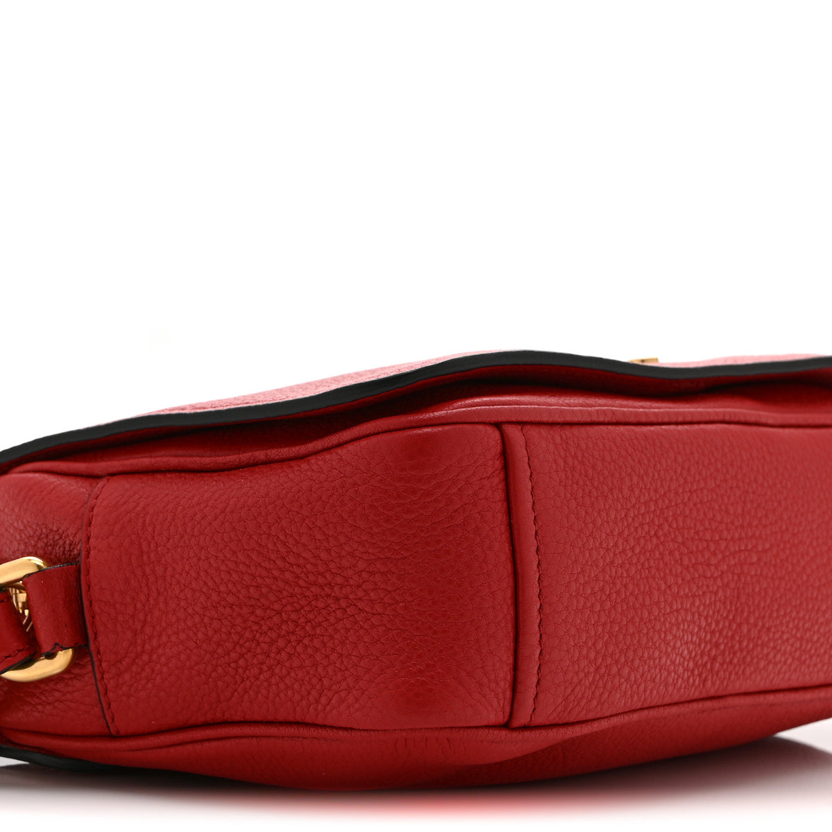 Vitello Phenix Flap Crossbody Rosso
