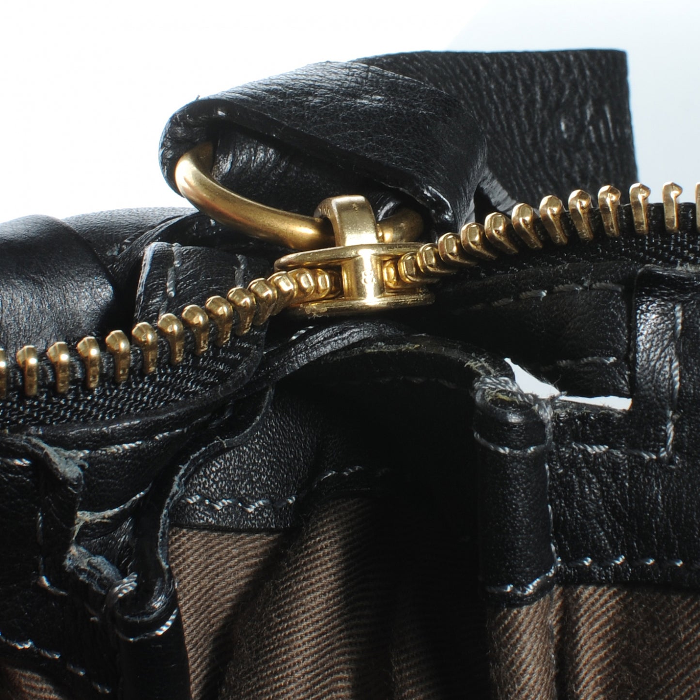 Leather Large Marcie Hobo Black