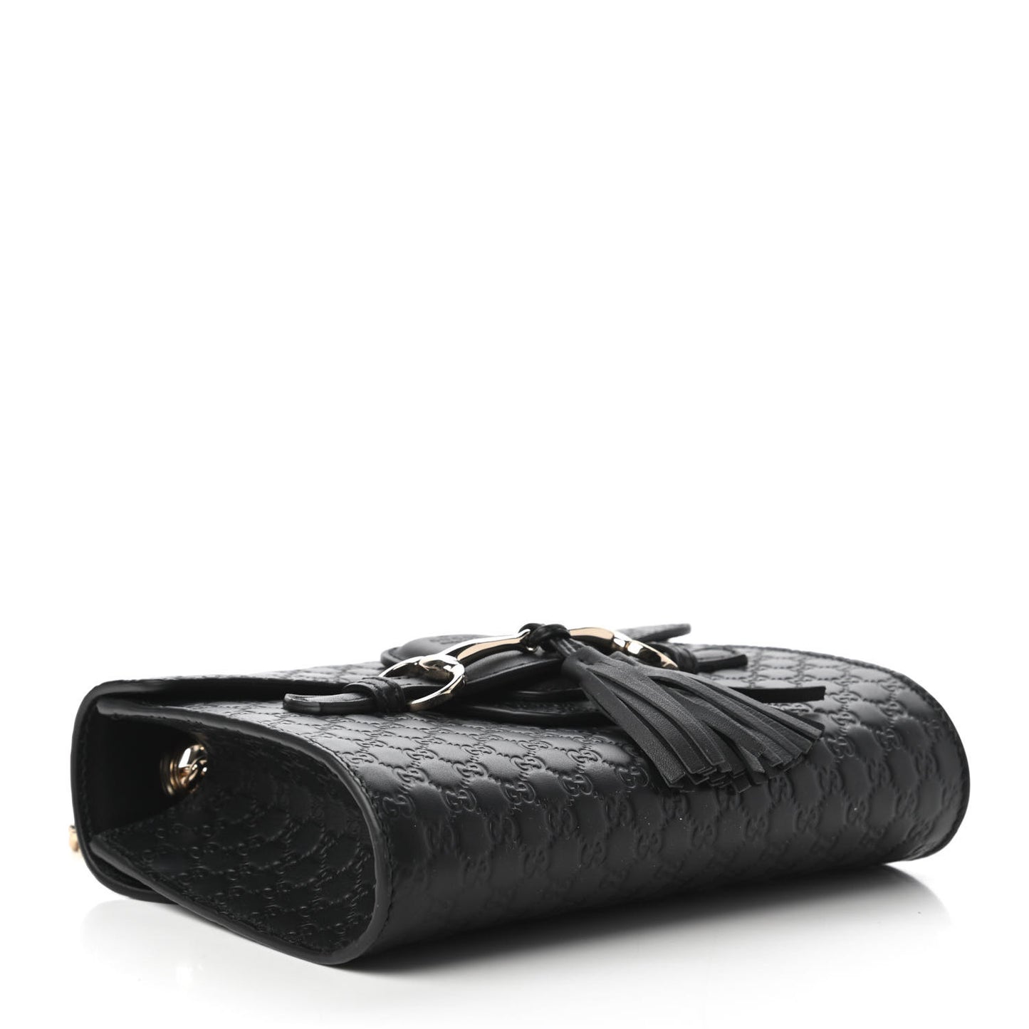 Microguccissima Mini Emily Shoulder Bag Black