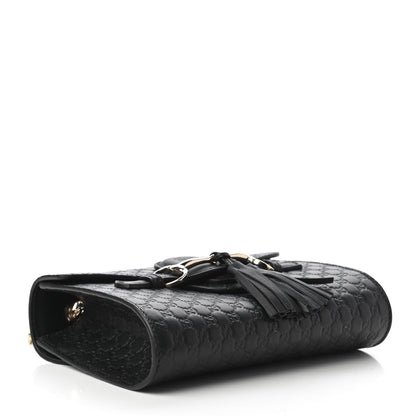 Gucci Microguccissima Mini Emily Shoulder Bag Black 4 of 10
