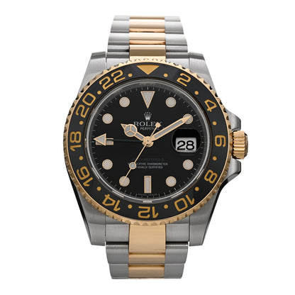 Rolex Stainless Steel 18K Yellow Gold 40mm GMT-Master II Oyster Perpetual Date Watch 116713LN 1 of 5