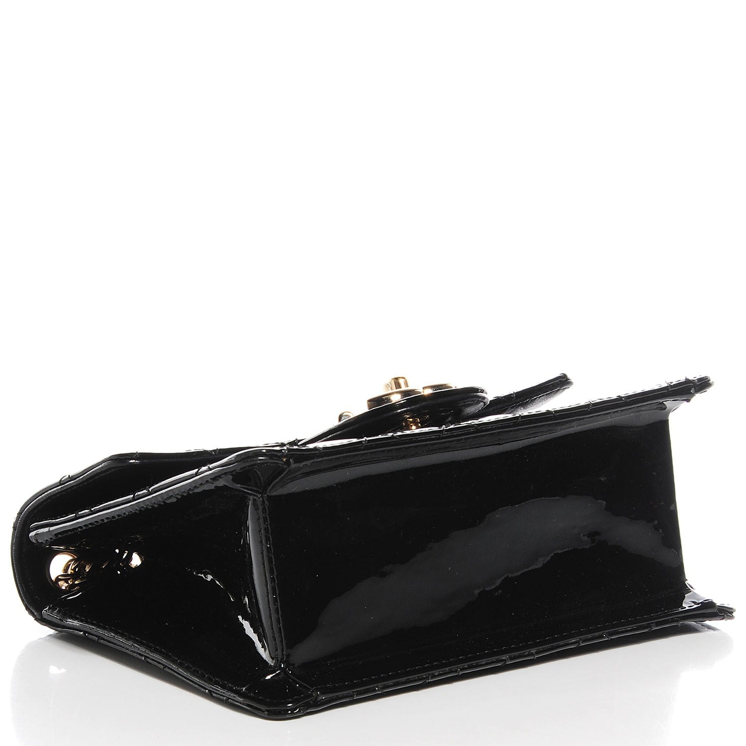 Chanel Patent Quilted Evening Star Mini Flap Black 4 of 8