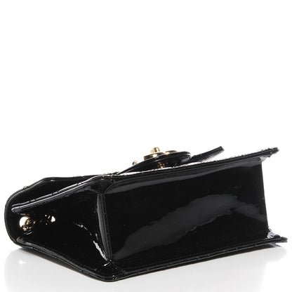 Chanel Patent Quilted Evening Star Mini Flap Black 4 of 8