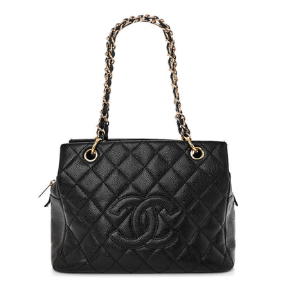 Chanel Caviar Quilted Petit Timeless Tote PTT Black 1 of 10