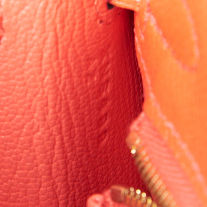 Hermes Epsom Kelly Sellier 25 Rouge Pivoine 19 of 33