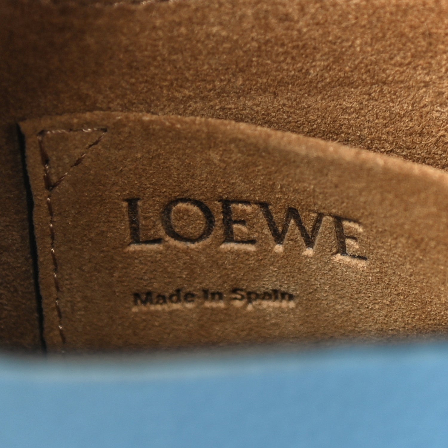 Loewe Grained Calfskin Small Gate Crossbody Bag Varsity Pecan 6 of 10