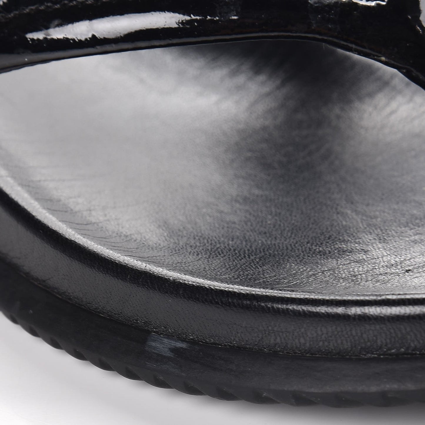 Vernice Soft Thong Sandals 36 Black