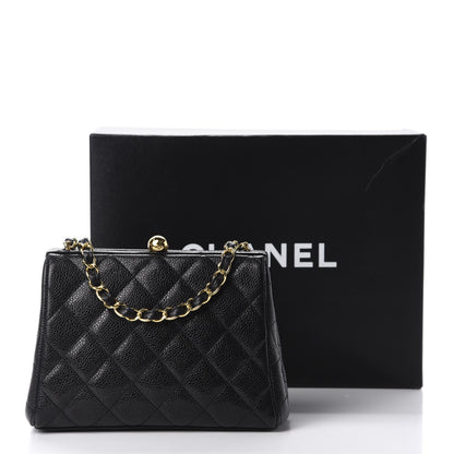 Chanel Caviar Quilted Frame Evening Bag Black 13 of 13