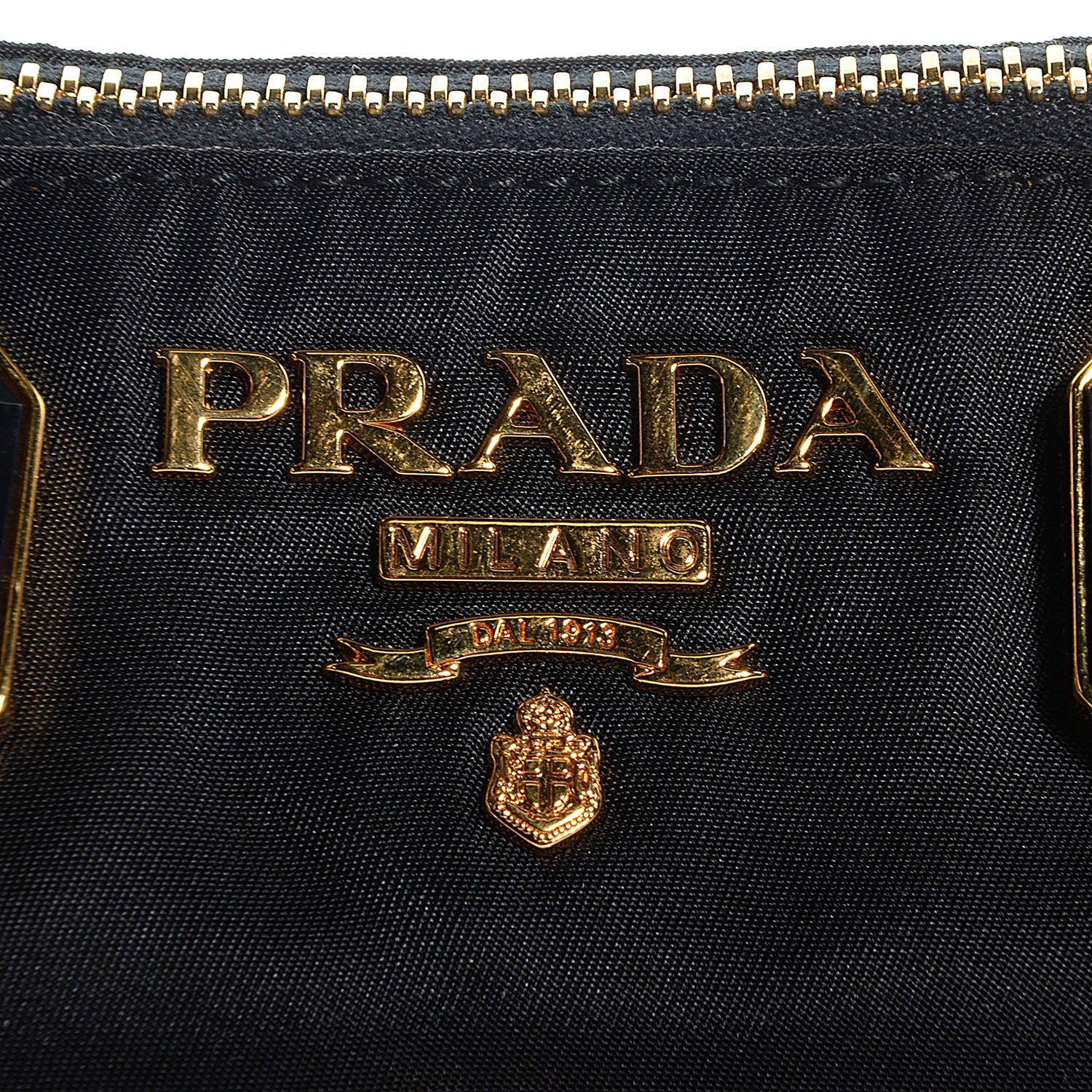 Prada Tessuto Nylon Pietre Jeweled Shoulder Bag Nero Black 9 of 9